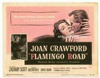m068 FLAMINGO ROAD movie title lobby card '49 Joan Crawford, Zachary Scott