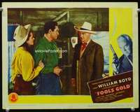 m384 FOOL'S GOLD movie lobby card #4 '46 Boyd as Hopalong Cassidy!