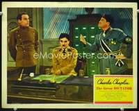 m010 GREAT DICTATOR movie lobby card '40 Charlie Chaplin, Jack Oakie