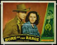 m465 HOME ON THE RANGE movie lobby card '46 Monte Hale, Adrian Booth