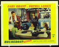 m473 HOUSEBOAT movie lobby card #5 '58 Cary Grant, Sophia Loren