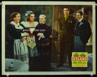 m485 ICELAND movie lobby card '42 pretty Sonja Henie, John Payne