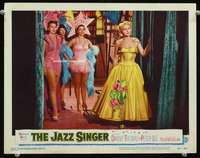 m503 JAZZ SINGER movie lobby card #3 '53 Peggy Lee in pretty dress!