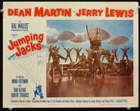 m510 JUMPING JACKS movie lobby card #2 '52 paratrooper Jerry Lewis!