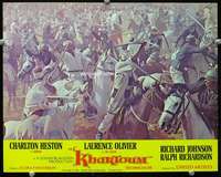 m513 KHARTOUM movie lobby card '66 wild huge epic battle sequence!