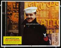 m531 LAST DETAIL movie lobby card #7 '73 Jack Nicholson close up!