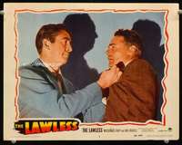 m538 LAWLESS movie lobby card #8 '50 Macdonald Carey gets tough!