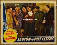 m548 LEGION OF LOST FLYERS movie lobby card '39 Richard Arlen, Devine