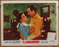 m560 LONGHORN movie lobby card '51 Wild Bill Elliott, Phyllis Coates