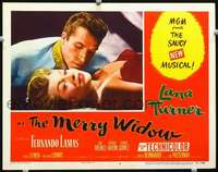 m598 MERRY WIDOW movie lobby card #8 '52 sexy Lana Turner, Lamas