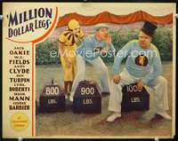 m006 MILLION DOLLAR LEGS movie lobby card '32 President W.C. Fields!