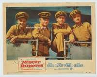 m612 MISTER ROBERTS movie lobby card #6 '55 best of all four stars!