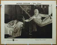 m624 MY BOY movie lobby card '21 Jackie Coogan, Claude Gillingwater