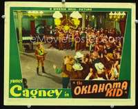 m661 OKLAHOMA KID movie lobby card '39 James Cagney gets bad guys!
