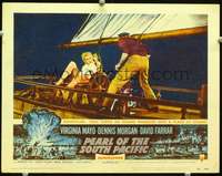m688 PEARL OF THE SOUTH PACIFIC movie lobby card #7 '55 Virginia Mayo