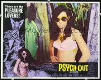 m719 PSYCH-OUT movie lobby card #4 '68 psychedelic Susan Strasberg!