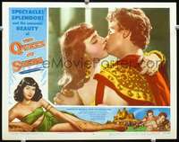 m722 QUEEN OF SHEBA movie lobby card #4 '53 sexy Leonora Ruffo!