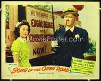 m008 SONG OF THE OPEN ROAD movie lobby card '44 W.C. Fields, Powell