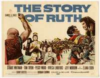 m178 STORY OF RUTH movie title lobby card '60 Stuart Whitman, Tom Tryon
