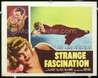 m780 STRANGE FASCINATION movie lobby card '52 sexiest Cleo Moore!