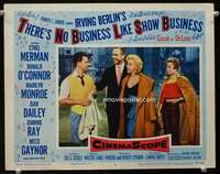 m802 THERE'S NO BUSINESS LIKE SHOW BUSINESS movie lobby card #3 '54