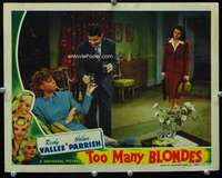 m810 TOO MANY BLONDES movie lobby card '41 Rudy Vallee, Helen Parrish
