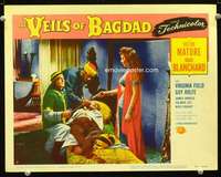 m828 VEILS OF BAGDAD movie lobby card #5 '53 Victor Mature, Blanchard