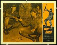 m844 WAR HUNT movie lobby card #1 '62 first Robert Redford!