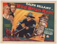 m209 WILD BRIAN KENT movie title lobby card '36 Bellamy, Harold Bell Wright