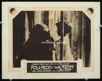 m882 WOMAN ON TRIAL movie lobby card '27 Pola Negri adores her child!