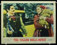 m891 YELLOW ROLLS-ROYCE movie lobby card #7 '65 Ingrid Bergman, Sharif