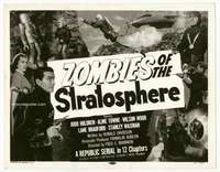m215 ZOMBIES OF THE STRATOSPHERE movie title lobby card '52 Leonard Nimoy