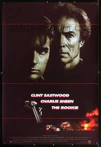 n081 ROOKIE Forty by Sixty movie poster '90 Clint Eastwood, Charlie Sheen