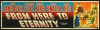 n072 FROM HERE TO ETERNITY banner movie poster '53 Burt Lancaster