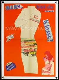 n014 TOUCH OF CLASS East German movie poster '77 cool different art!