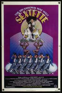 n042 SEXTETTE one-sheet movie poster '79 ageless Mae West by Drew Struzan!