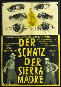 p091 TREASURE OF THE SIERRA MADRE East German movie poster '63 cool!