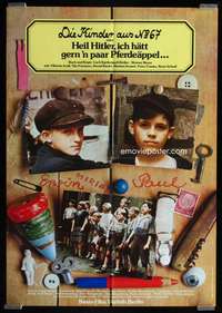 p381 CHILDREN FROM NUMBER 67 German movie poster '80 kids in WWII!