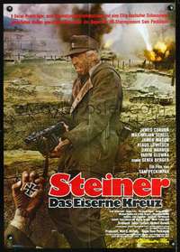 p391 CROSS OF IRON German movie poster R80 Sam Peckinpah, James Coburn