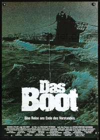 p393 DAS BOOT German movie poster '81 The Boat, German WWII classic!