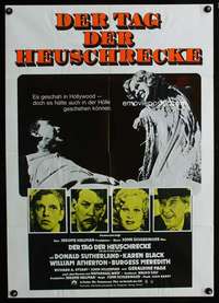 p395 DAY OF THE LOCUST German movie poster '75 Schlesinger, different!