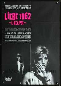 p416 ECLIPSE German movie poster '62 Antonioni, sexy Monica Vitti!