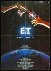 p411 E.T. THE EXTRA TERRESTRIAL German movie poster '82 Spielberg