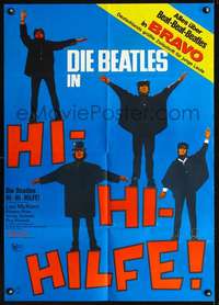 p457 HELP German R68 The Beatles, John, Paul, George & Ringo, rock & roll classic!