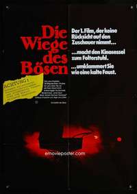 p463 IT'S ALIVE German movie poster '74 Larry Cohen, classic image!