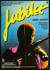 p473 JUBILEE German movie poster '77 Adam Ant, Derek Jarman