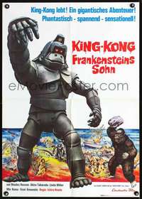 p480 KING KONG ESCAPES German movie poster '68 Toho, Ishiro Honda