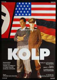 p482 KOLP German movie poster '85 Frank Roth in post-WWII Germany!