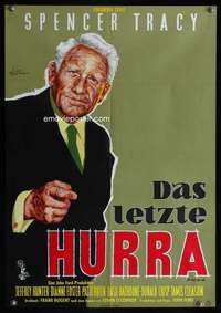 p489 LAST HURRAH German movie poster '58 Spencer Tracy by Goetze!