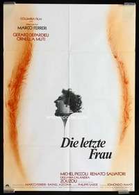 p490 LAST WOMAN German movie poster '76 Gerard Depardieu, Ferreri